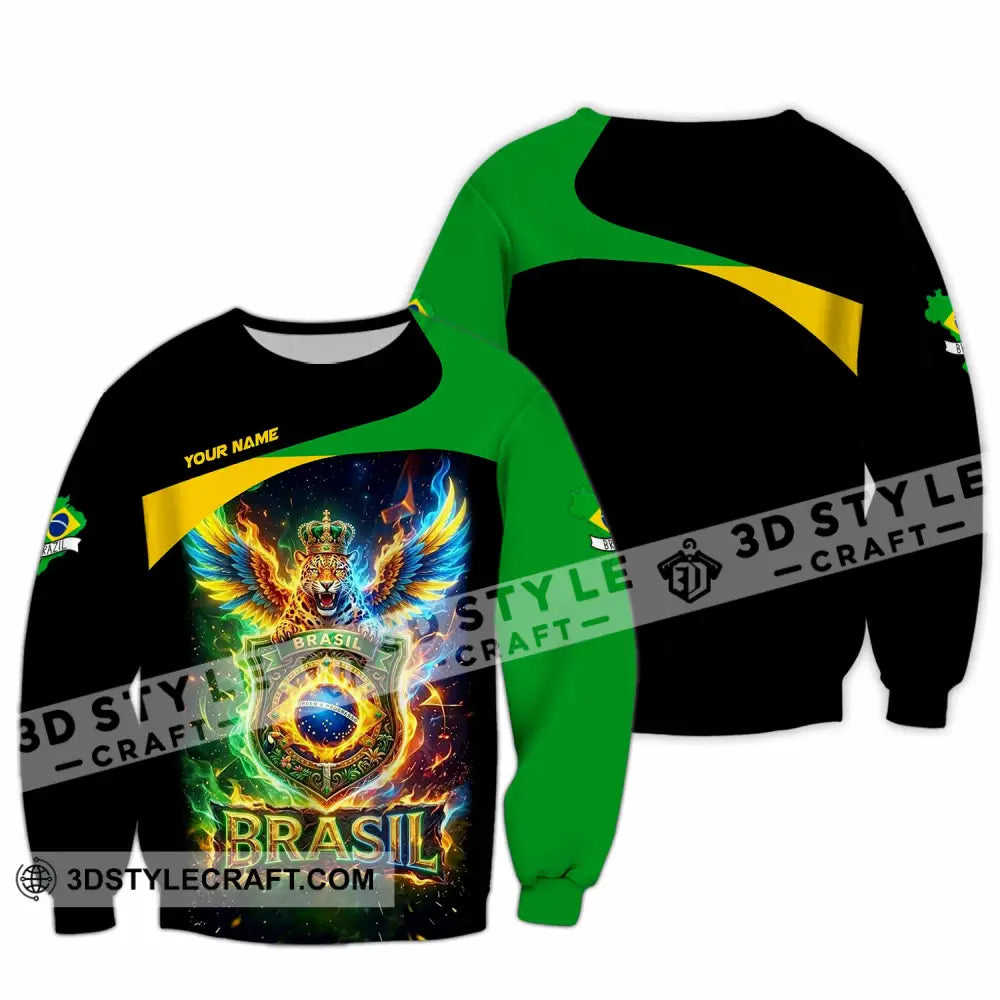 Unisex Shirt - Custom Brasil Shirt - Long Sleeve / S - T-shirt