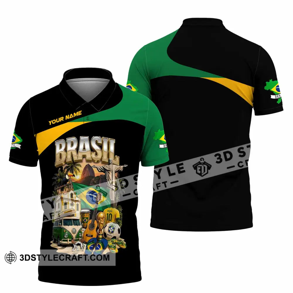 Unisex Shirt - Custom Brasil Shirt - Polo Shirt / S - T-shirt