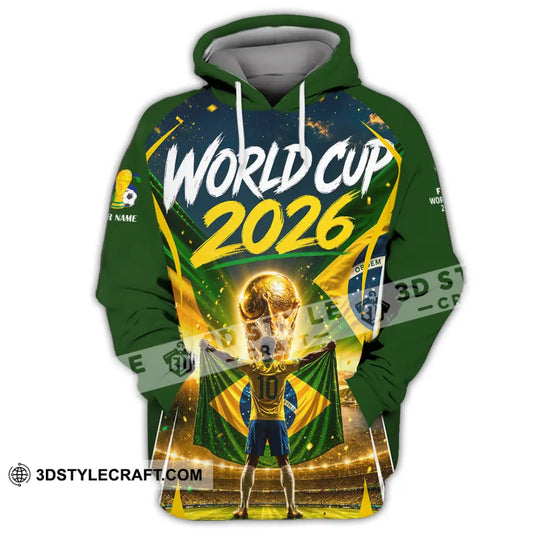 Unisex Shirt - Custom Brasil World Cup 2026 Shirt style option 2