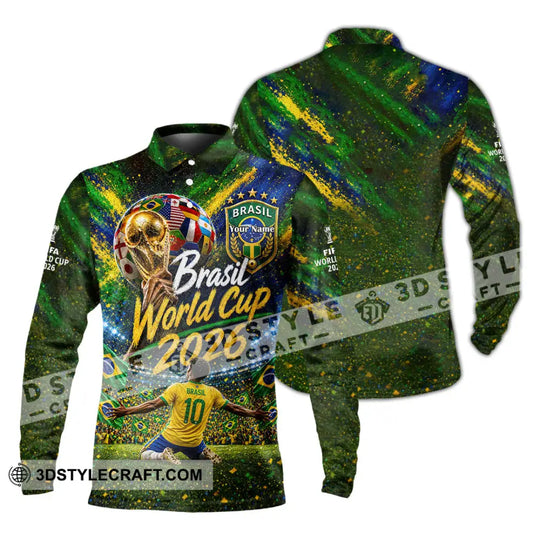 Unisex Shirt - Custom Brasil World Cup 2026 Shirt style option 4