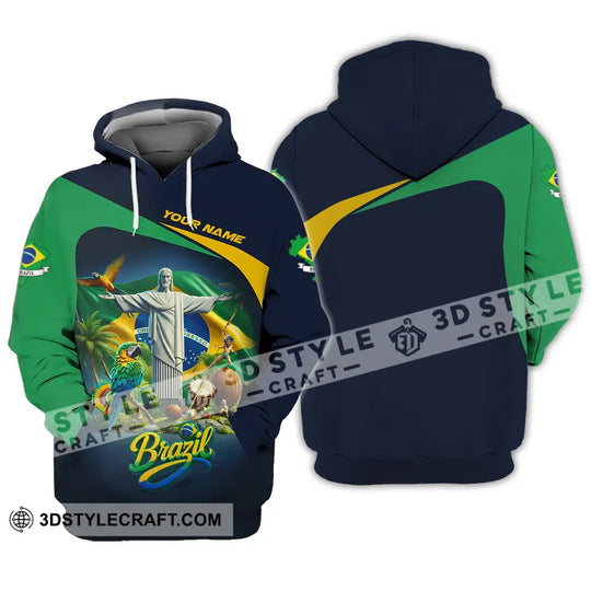 Unisex Shirt - Custom Brazil 3D Shirt style option 3