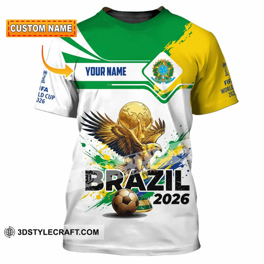 Unisex Shirt - Custom Brazil 3D Shirt style option 1