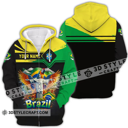 Unisex Shirt - Custom Brazil 3D Shirt style option 4