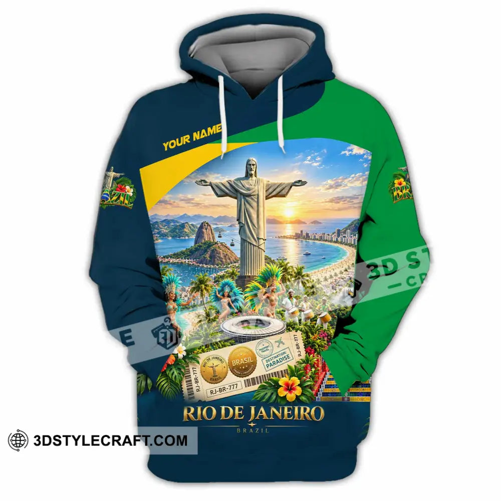 Unisex Shirt - Custom Brazil Shirt - Hoodie / S - T-shirt