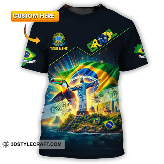 Unisex Shirt - Custom Brazil World Cup 2026 3D Shirt T-shirt