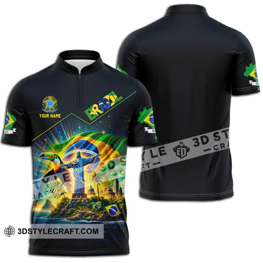 Unisex Shirt - Custom Brazil World Cup 2026 3D Shirt style option 2