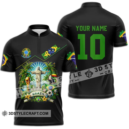 Unisex Shirt - Custom Brazil World Cup 2026 3D Shirt style option 2
