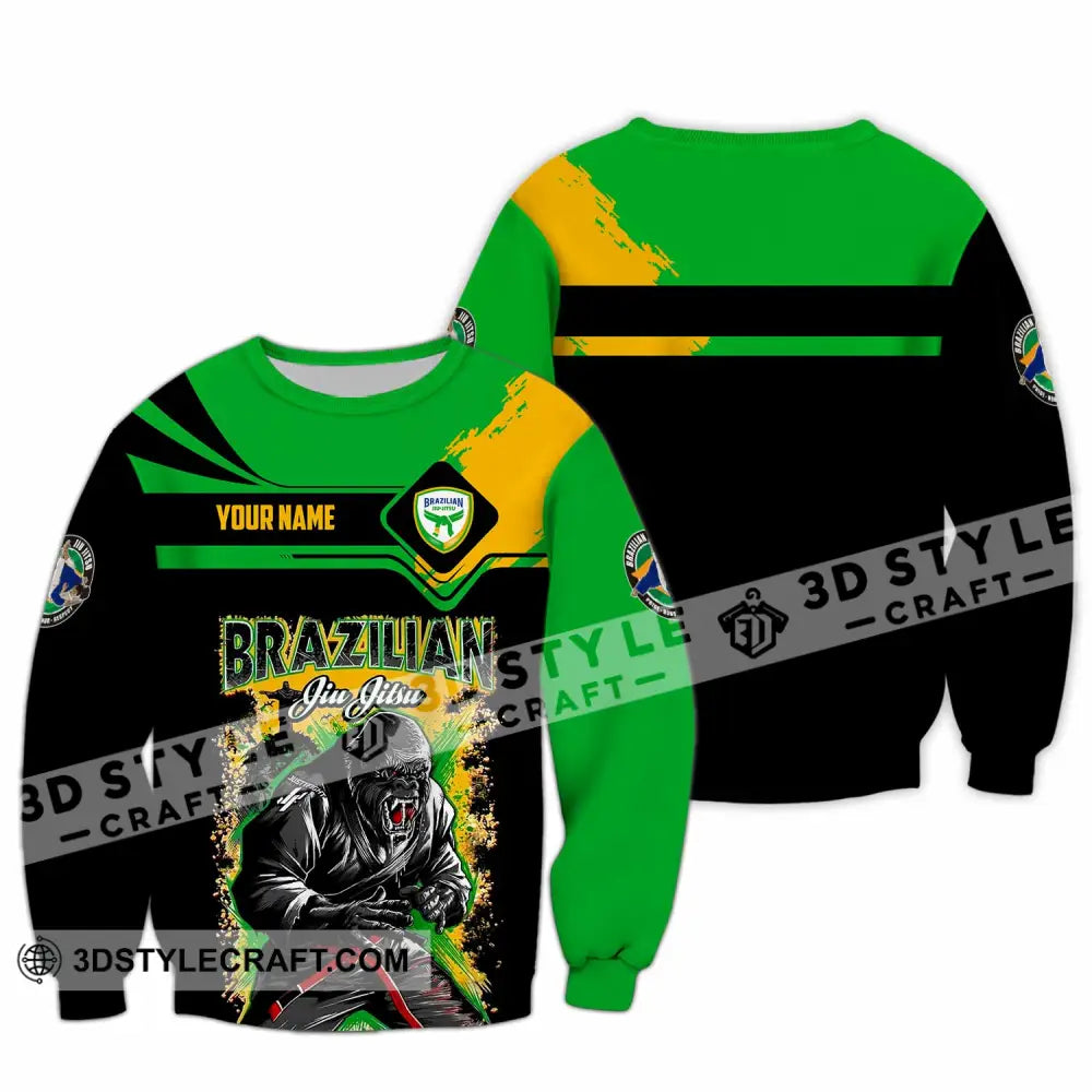 Unisex Shirt - Custom Brazilian 3D Shirt Long Sleeve / S T-shirt