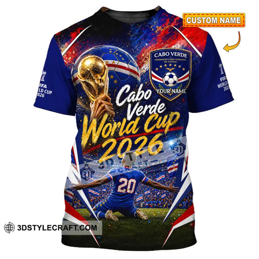 Unisex Shirt - Custom Cabo Verde World Cup 2026 Shirt - T-shirt