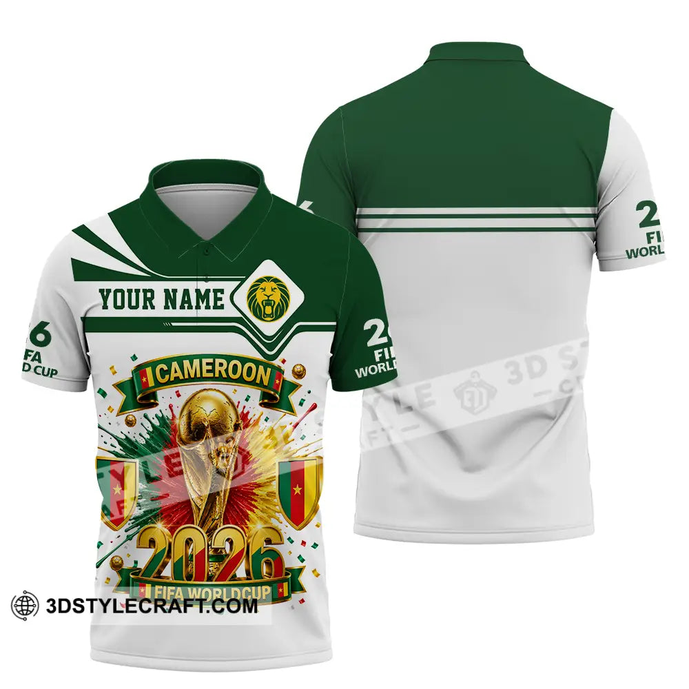 Unisex Shirt - Custom Cameroon World Cup 2026 Shirt - Polo Shirt / S - T-shirt