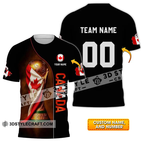Unisex Shirt - Custom Canada 3D Shirt style option 1