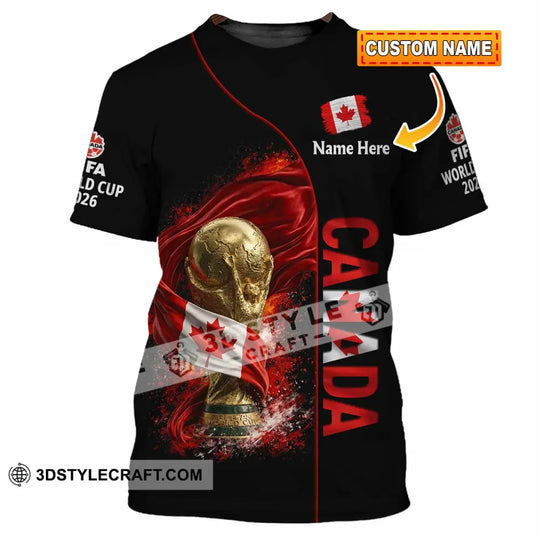 Unisex Shirt - Custom Canada 3D Shirt style option 1