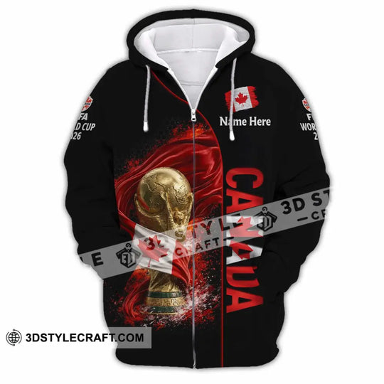 Unisex Shirt - Custom Canada 3D Shirt style option 4