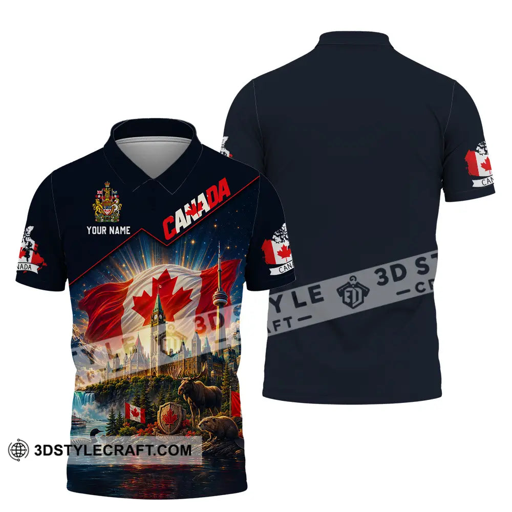Unisex Shirt - Custom Canada Shirt - Polo Shirt / S - T-shirt