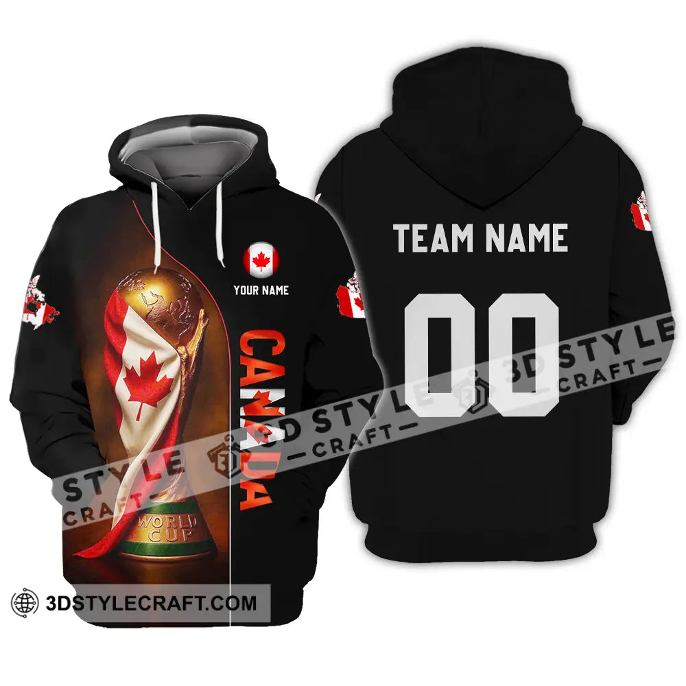Unisex Shirt - Custom Canada World Cup 2026 3D Shirt Hoodie / S T-shirt