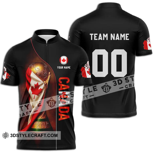 Unisex Shirt - Custom Canada World Cup 2026 3D Shirt style option 3