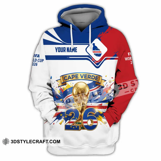 Unisex Shirt - Custom Cape Verde FIFA 3D Shirt style option 4