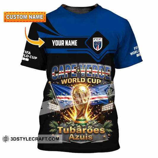 Unisex Shirt - Custom Cape Verde World Cup 2026 Shirt - T-shirt