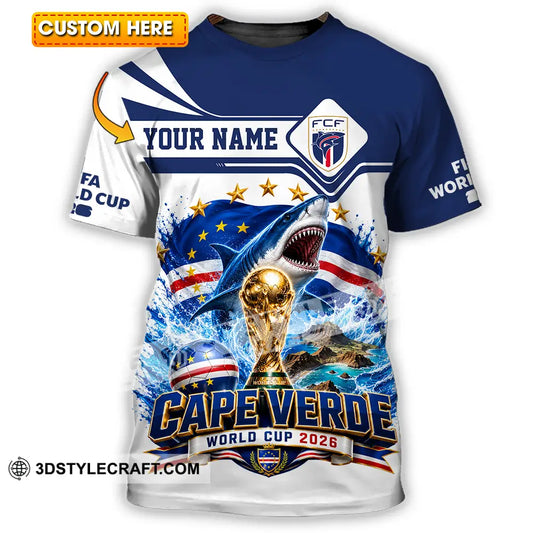 Unisex Shirt - Custom Cape Verde World Cup 2026 Shirt - T-shirt