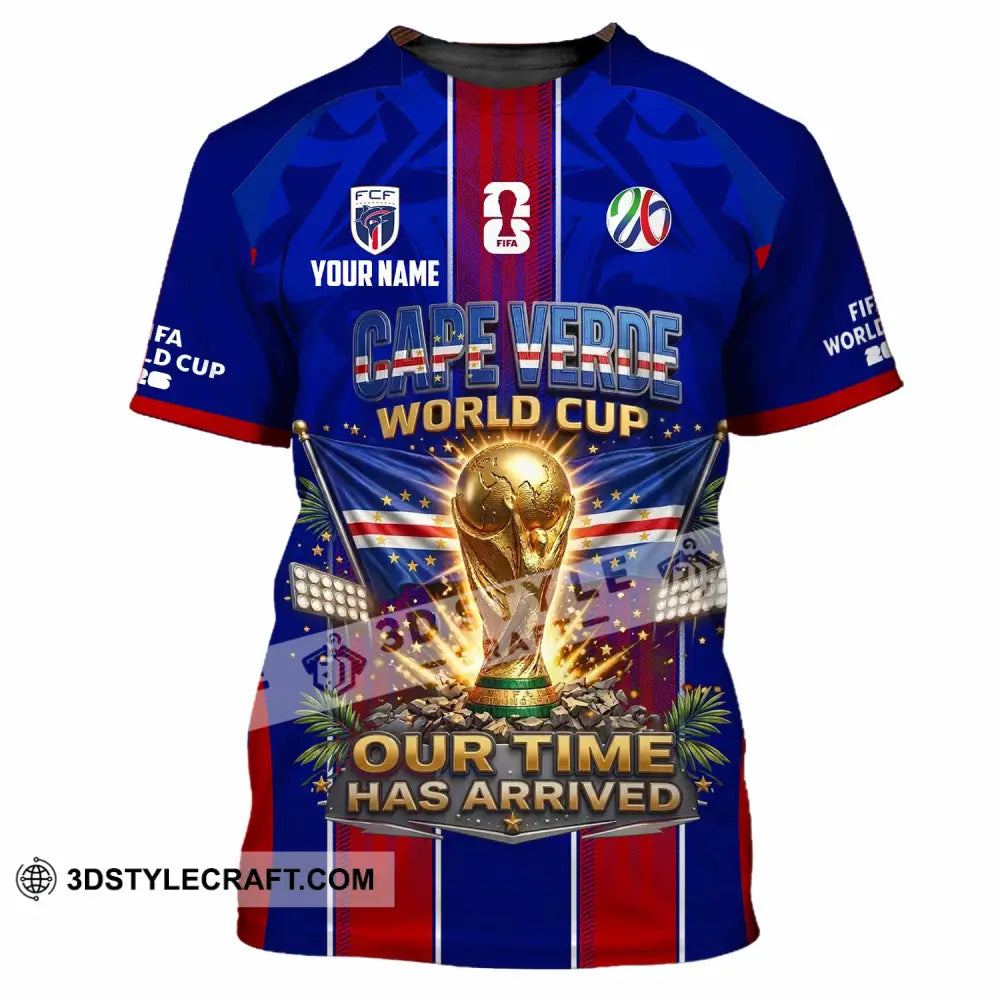 Unisex Shirt - Custom Cape Verde World Cup 2026 Shirt - T-Shirt / S - T-shirt