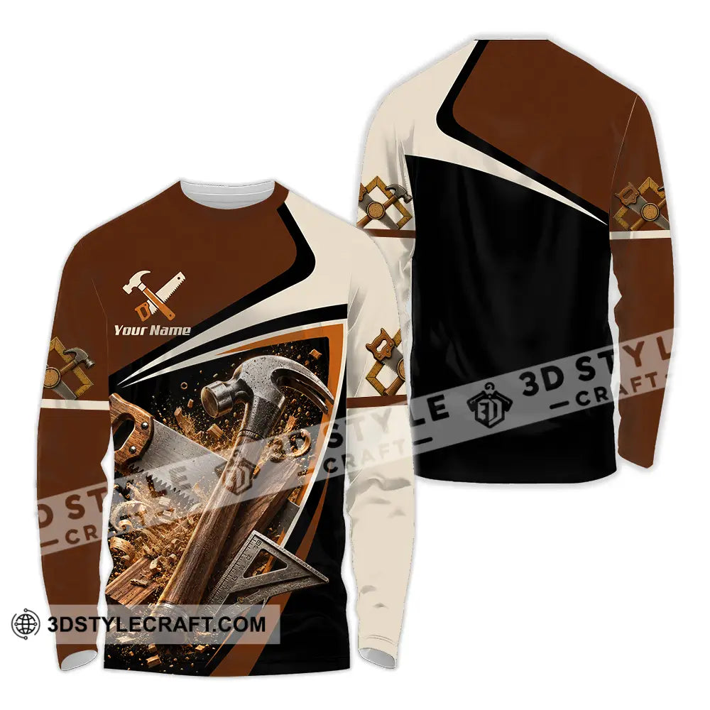 Unisex Shirt - Custom Carpenter Shirt - Long Sleeve Shirt / S - T-shirt