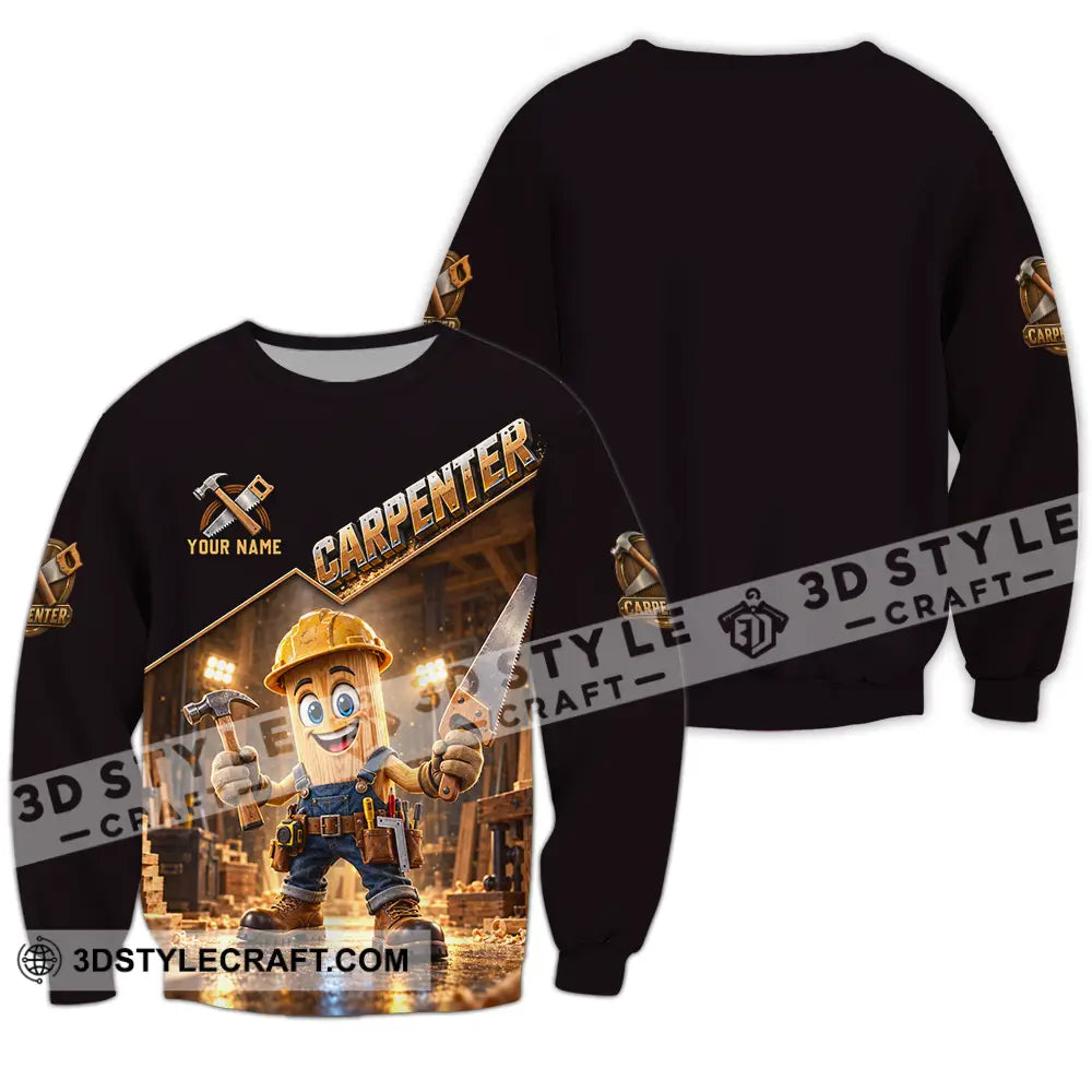 Unisex Shirt - Custom Carpenter Shirt - Long Sleeve / S - T-shirt