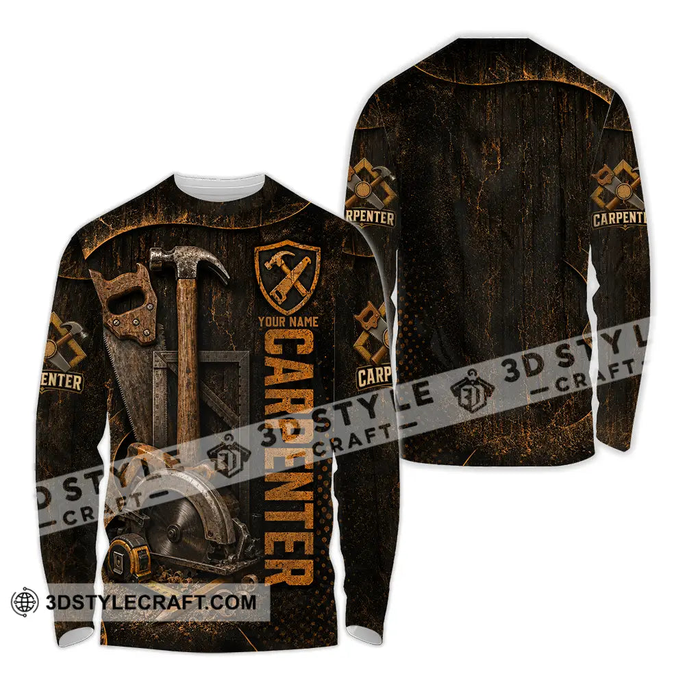 Unisex Shirt - Custom Carpenter Shirt - Long Sleeve Shirt / S - T-shirt