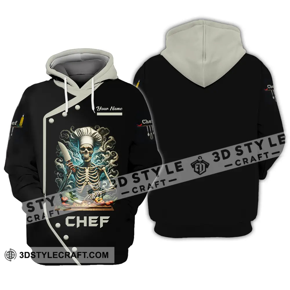 Unisex Shirt - Custom Chef 3D Shirt Hoodie / S T-shirt