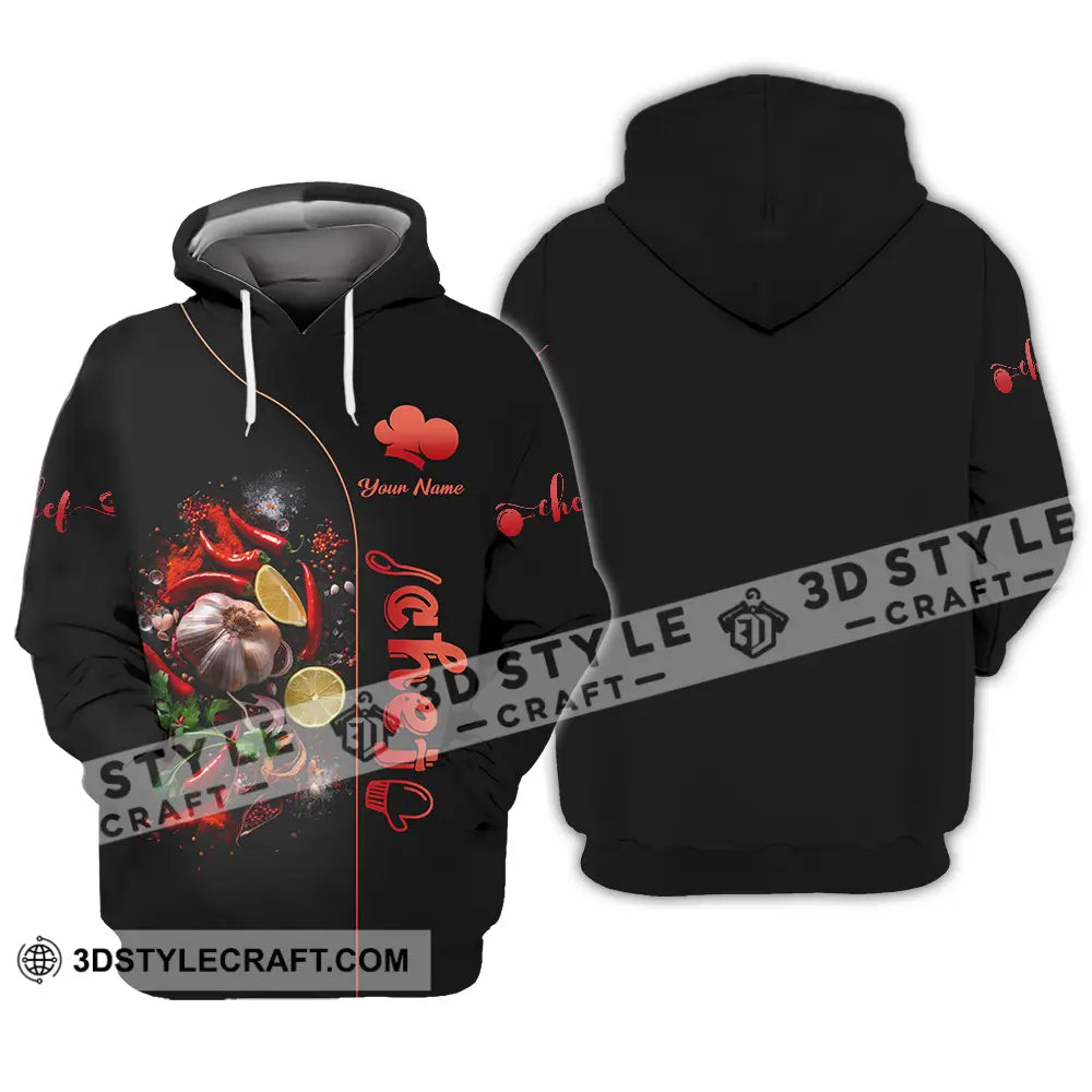 Unisex Shirt - Custom Chef 3D Shirt Hoodie / S T-shirt