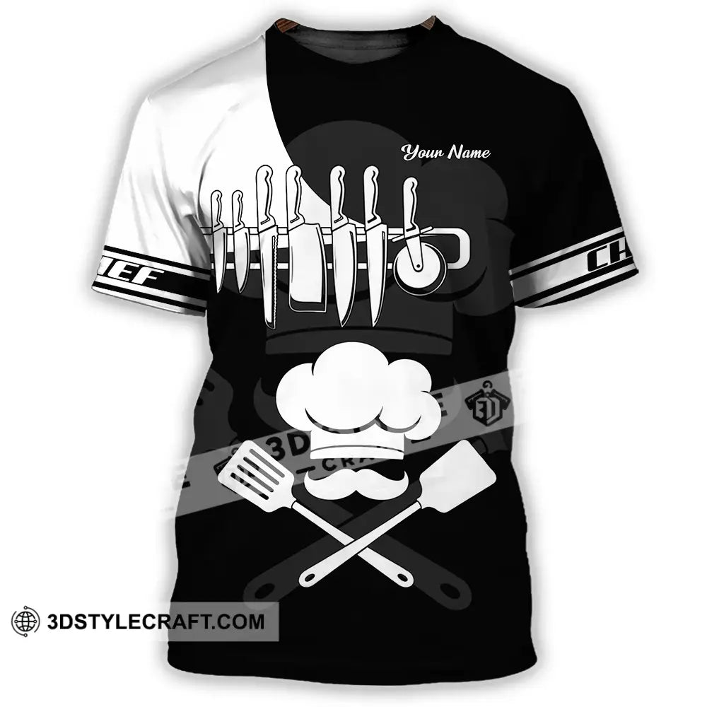 Unisex Shirt - Custom Chef 3D Shirt T-Shirt / S T-shirt