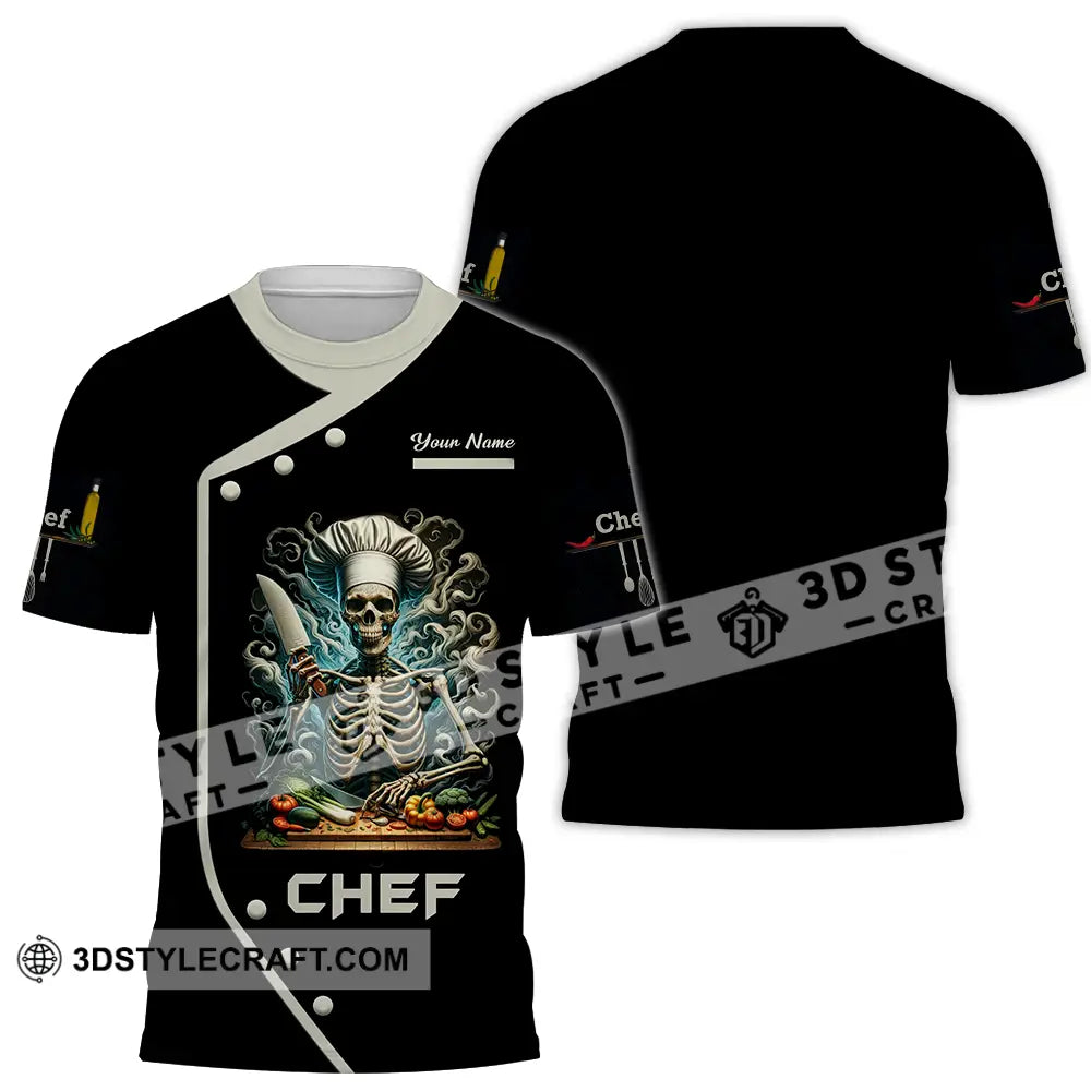 Unisex Shirt - Custom Chef 3D Shirt T-Shirt / S T-shirt