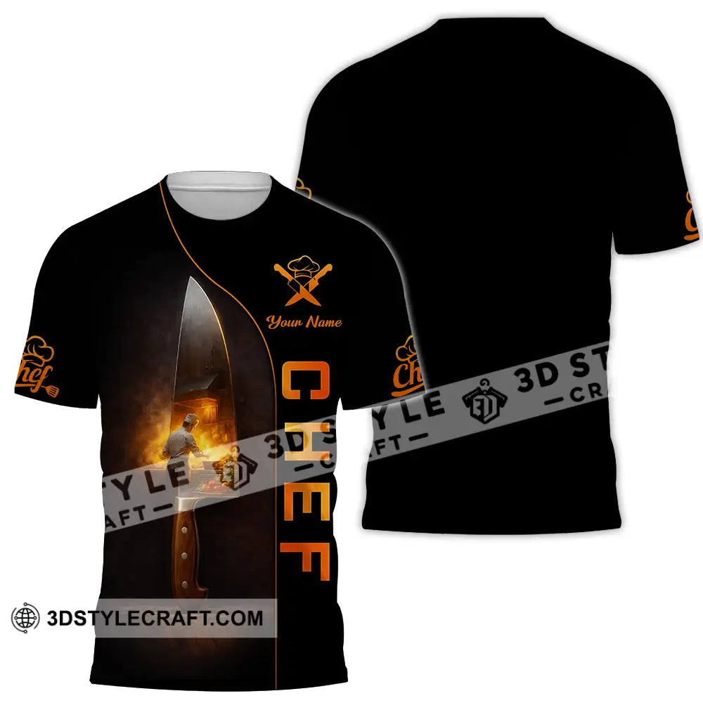 Unisex Shirt - Custom Chef 3D Shirt T-Shirt / S T-shirt