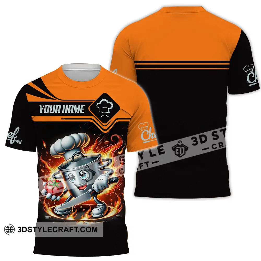 Unisex Shirt - Custom Chef 3D Shirt T-Shirt / S T-shirt
