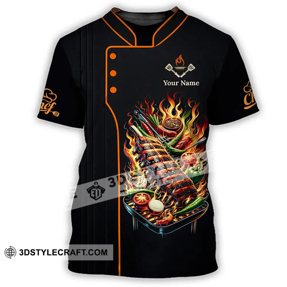 Unisex Shirt - Custom Chef 3D Shirt T-Shirt / S T-shirt