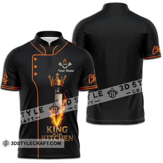 Unisex Shirt - Custom Chef King Kitchen 3D Shirt style option 2
