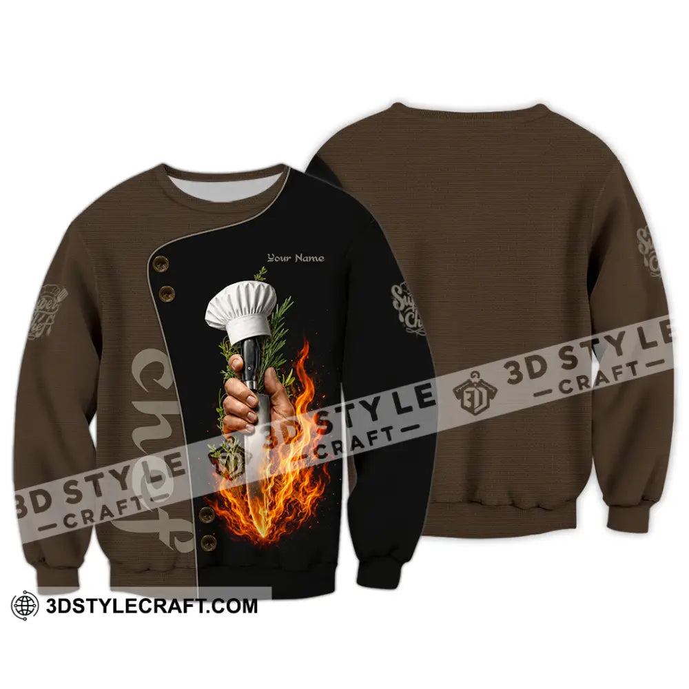 Unisex Shirt - Custom Chef Shirt - Long Sleeve / S - T-shirt