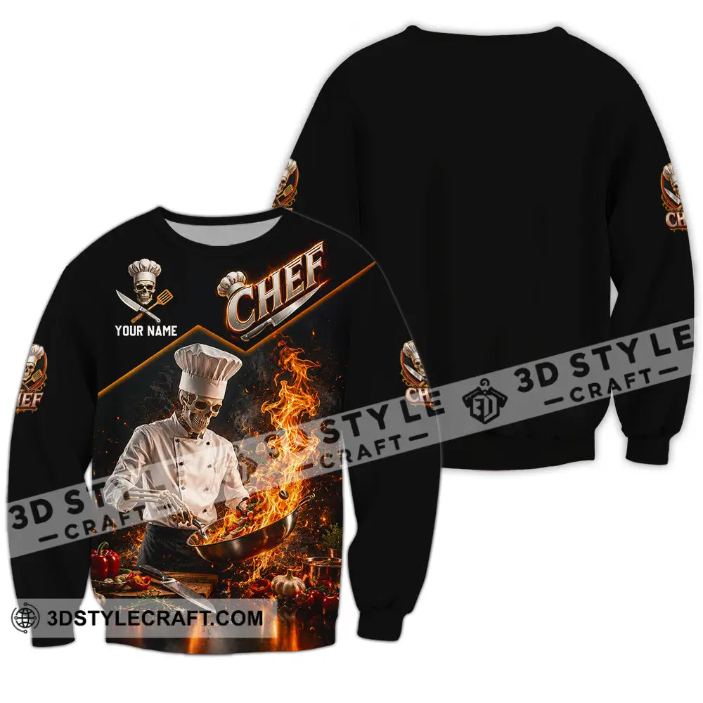 Unisex Shirt - Custom Chef Shirt - Long Sleeve / S - T-shirt