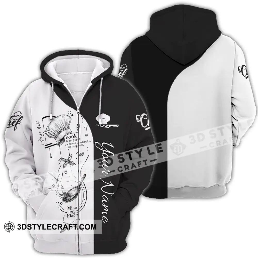 Unisex Shirt - Custom Chef Shirt - Zipper Hoodie / S - T-shirt