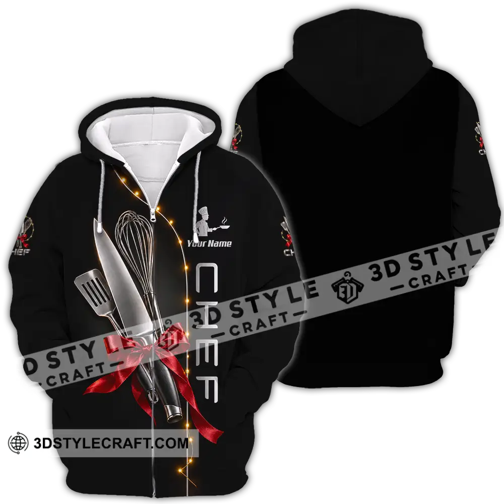Unisex Shirt - Custom Chef Shirt - Zipper Hoodie / S - T-shirt