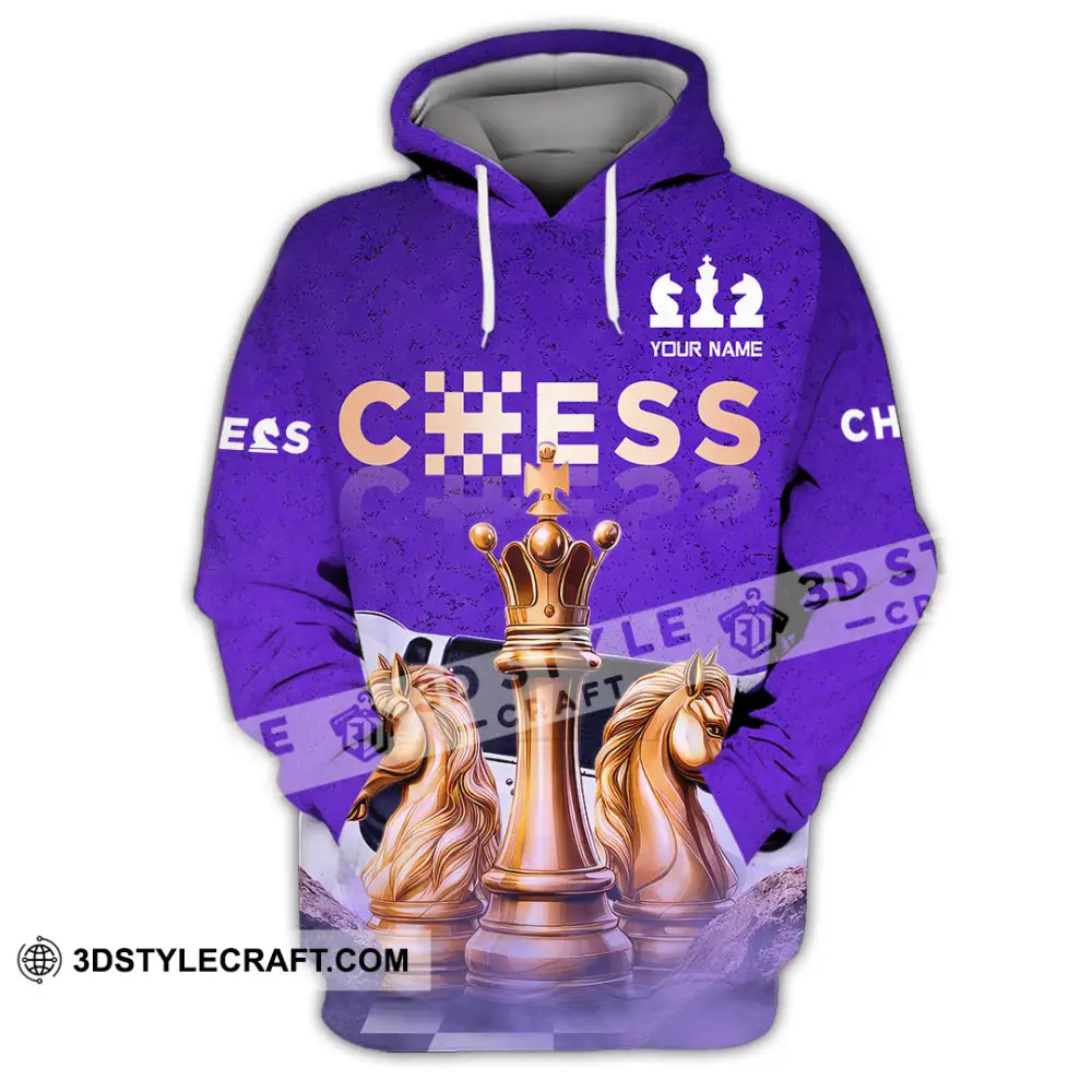 Unisex Shirt - Custom Chess 3D Shirt - Hoodie / S - T-shirt