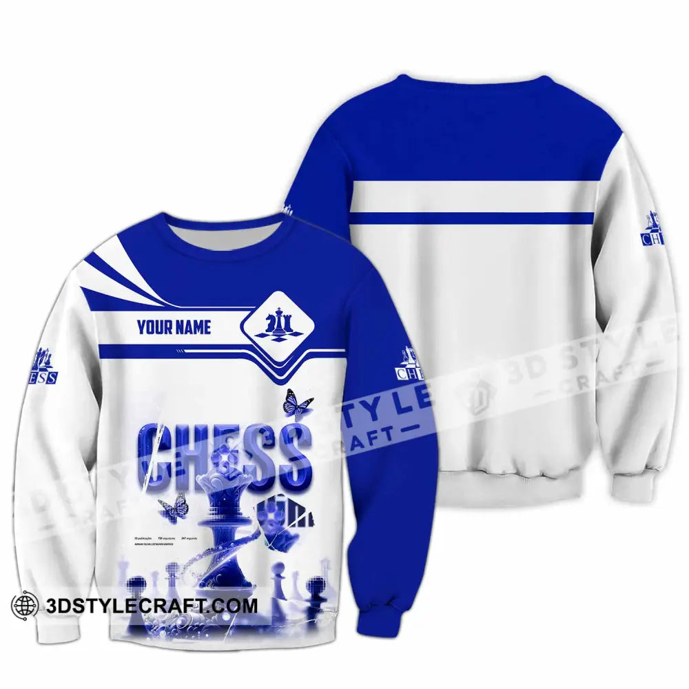 Unisex Shirt - Custom Chess 3D Shirt Long Sleeve / S T-shirt