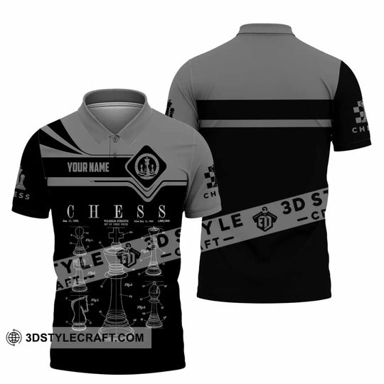 Unisex Shirt - Custom Chess 3D Shirt style option 2