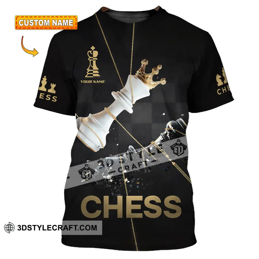Unisex Shirt - Custom Chess 3D Shirt - T-shirt