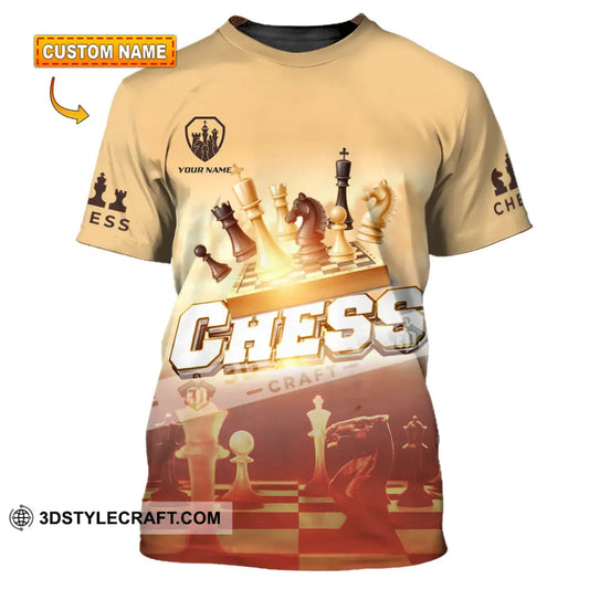 Unisex Shirt - Custom Chess 3D Shirt - T-shirt