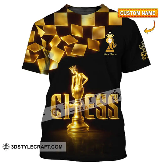 Unisex Shirt - Custom Chess 3D Shirt - T-shirt