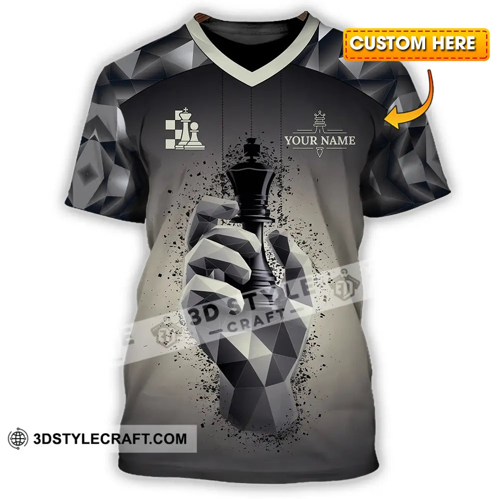 Unisex Shirt - Custom Chess 3D Shirt T-Shirt / S T-shirt