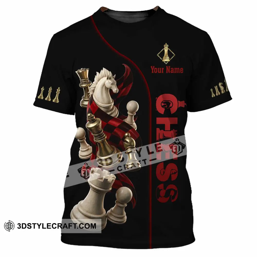Unisex Shirt - Custom Chess 3D Shirt T-Shirt / S T-shirt