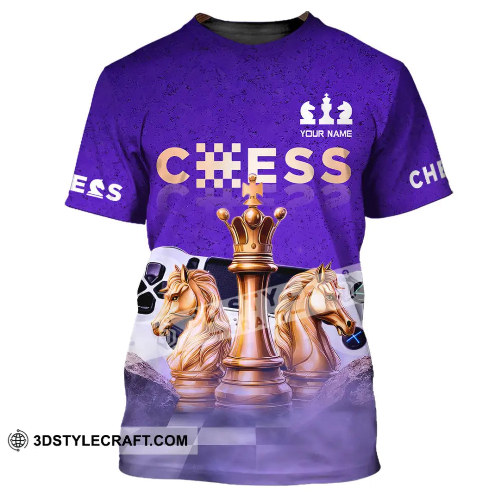 Unisex Shirt - Custom Chess 3D Shirt - T-Shirt / S - T-shirt