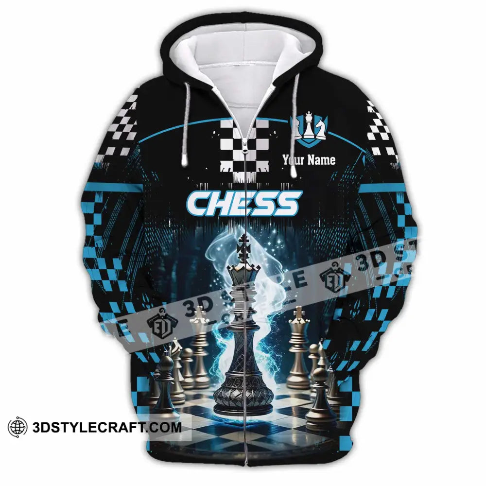 Unisex Shirt - Custom Chess 3D Shirt Zipper Hoodie / S T-shirt