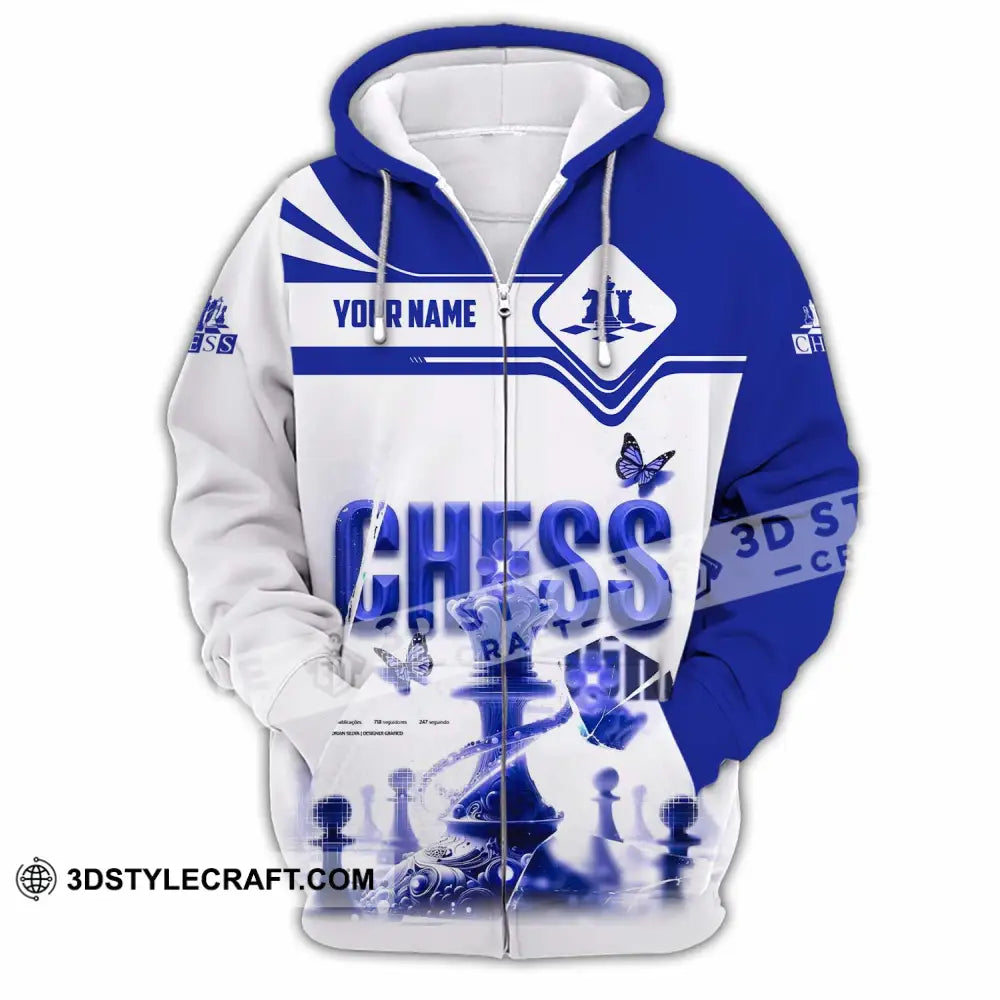 Unisex Shirt - Custom Chess 3D Shirt Zipper Hoodie / S T-shirt